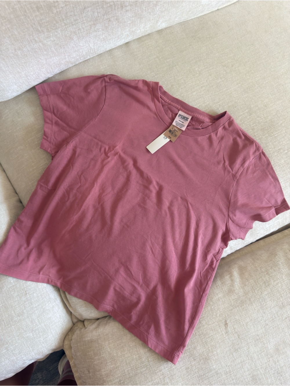 NWT - PINK Victoria's Secret Tee Shirt - Dusty Rose Pink